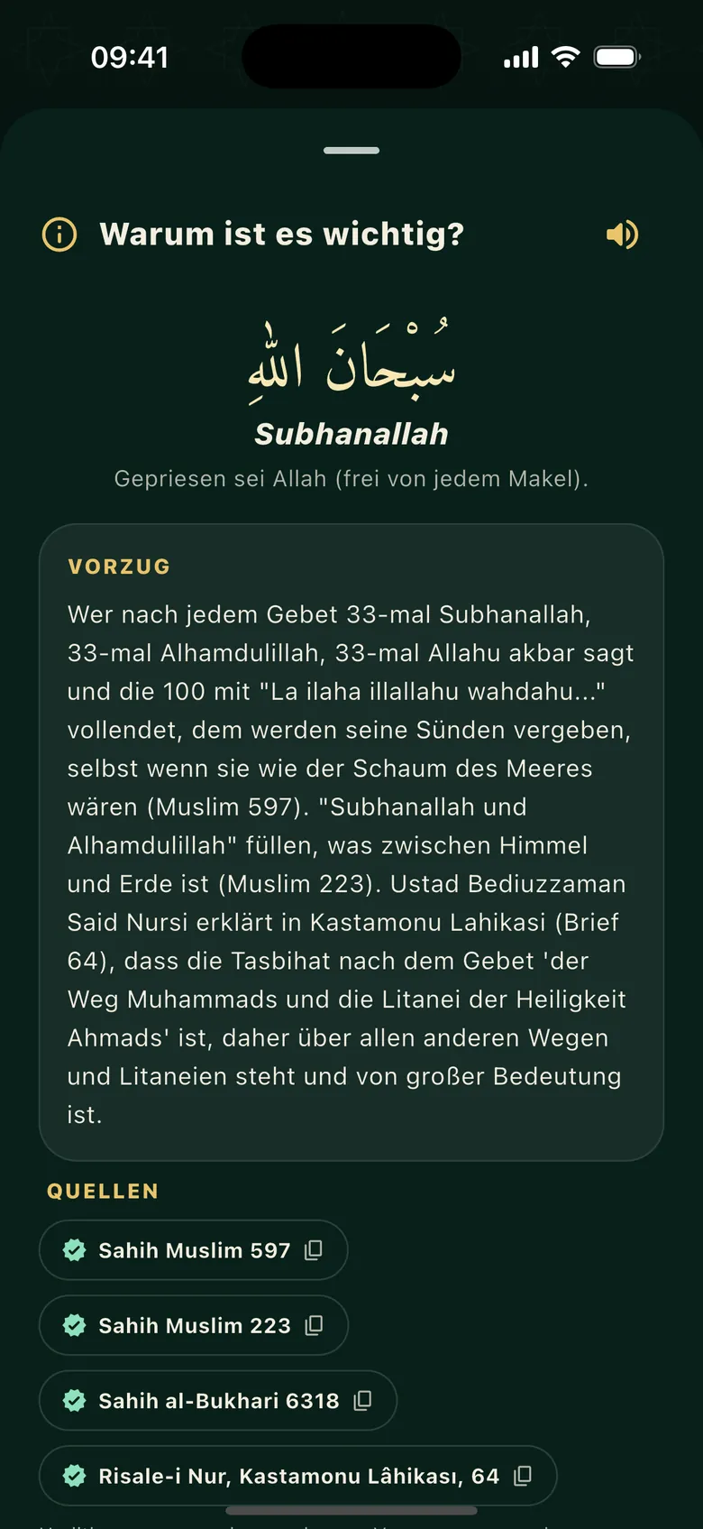 Warum es wichtig ist: Vorzug mit geprüften Hadith-Quellen